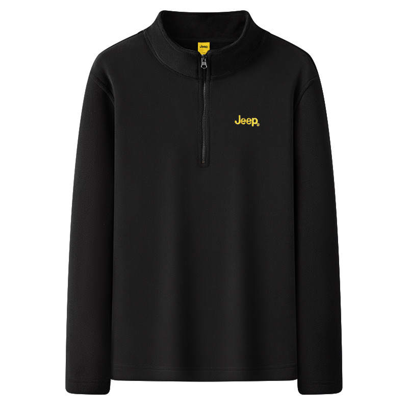 Jeep Jeep Sweatshirts Unisex Stand Collar Thickened Regular