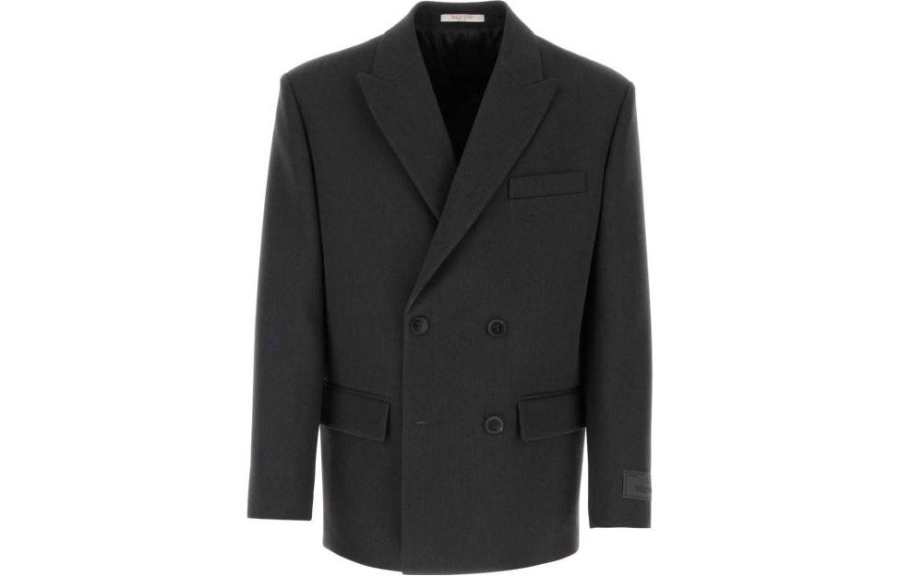 Valentino SS23 Business Suit Coat Men's Black