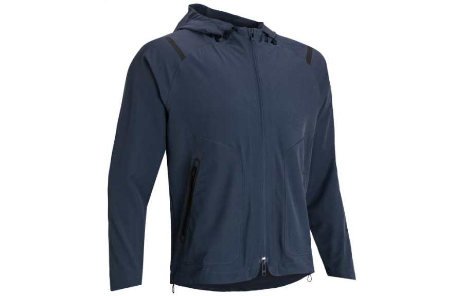 Under Armour UA Jackets Men's Gray Hooded Non Detachable Moderate