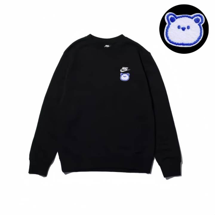Nike Nike Sweatshirts Unisex Black Crew Neck Moderate Regular