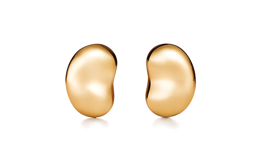 TIFFANY & CO. 18K Gold Stud Earrings Unisex Gold