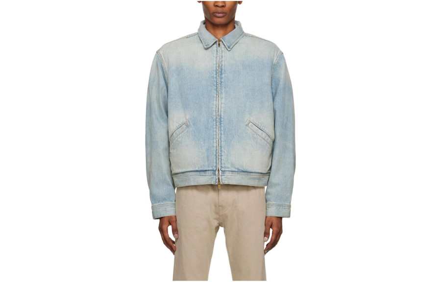 Fear Of God Denim Zip up Bomber Jacket