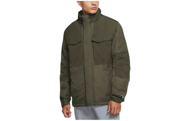 Nike Nike Jackets Men's Olive Green Stand Collar Thickened Other