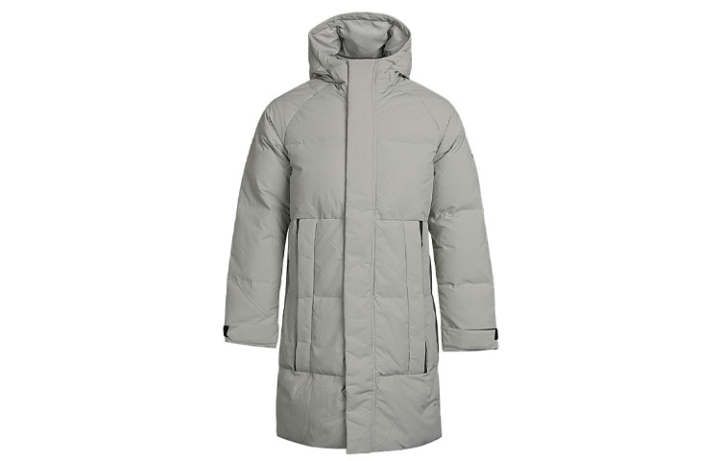 Adidas Adidas Down Jackets Men's Gray Hooded Moderate Other