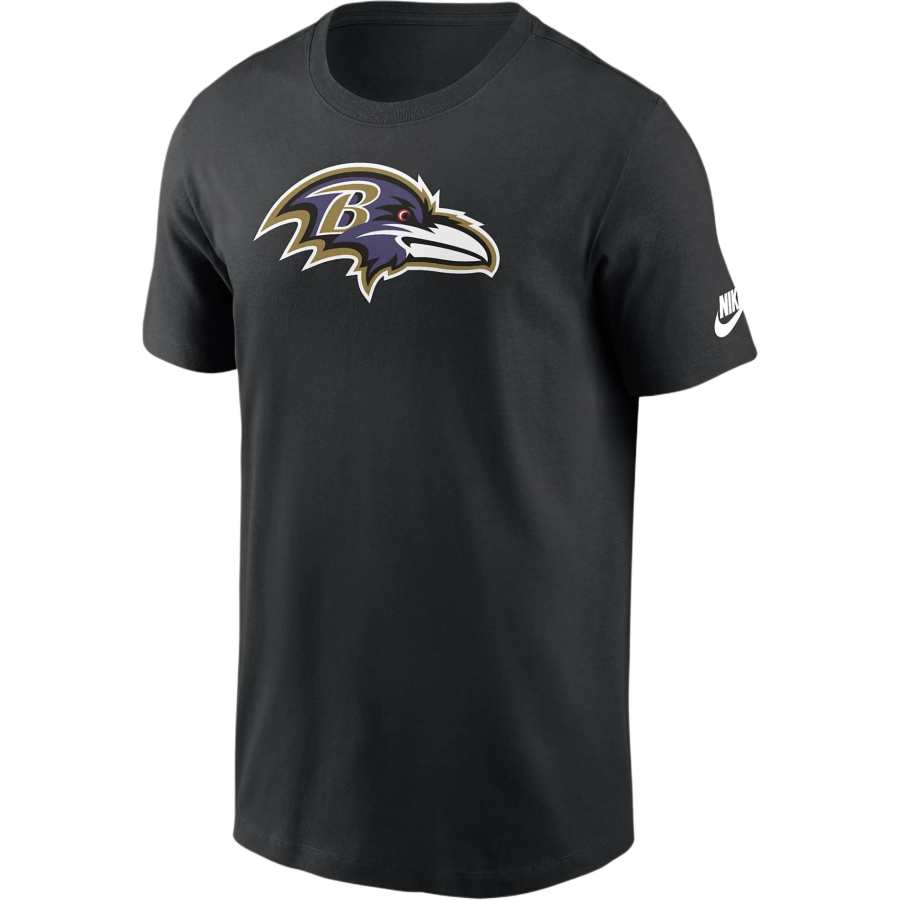 Nike Nike X NFL T Shirts Men's Black Crew Neck Moderate Straight Fit