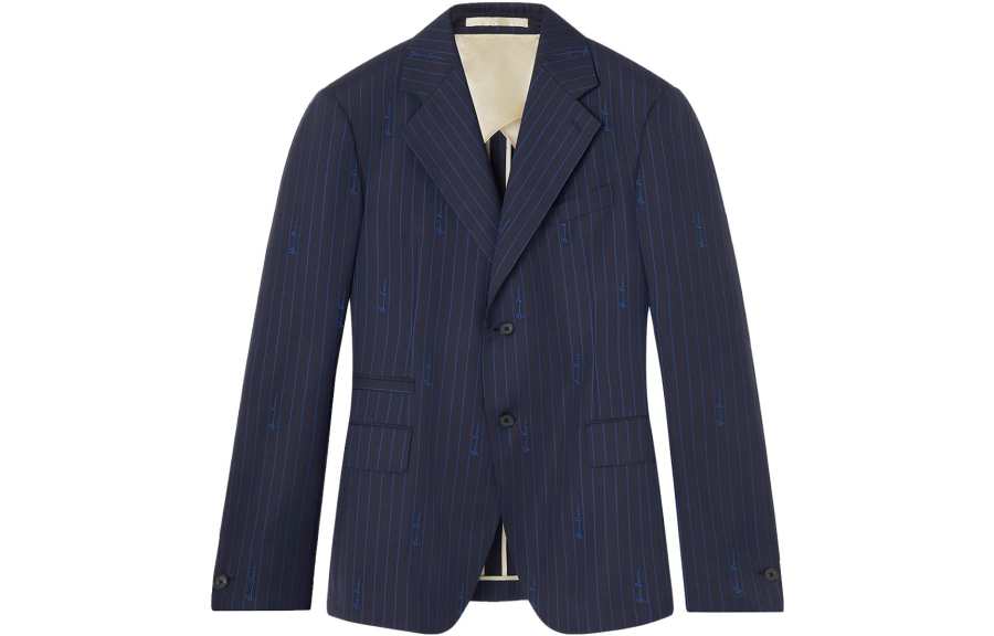 VERSACE VERSACE Business Suit Coat Men's Blue