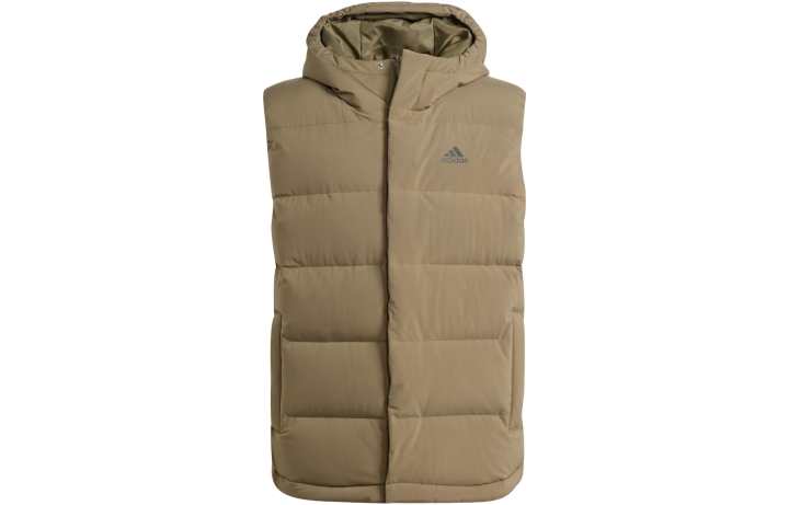 Adidas Adidas Vests Men's Olive Green Hooded Non Detachable Moderate Other