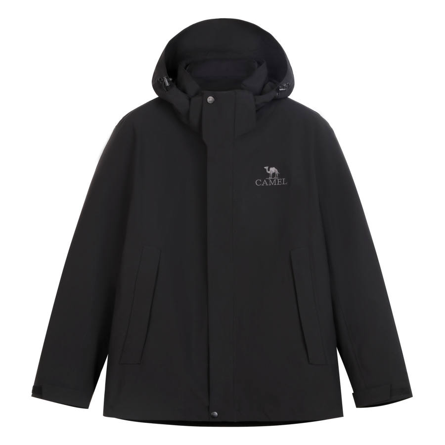 CAMEL CAMEL Outdoor Hiking Solid Color High Loft Goose Down Temperature Regulating Windbreaker Jacket Men's