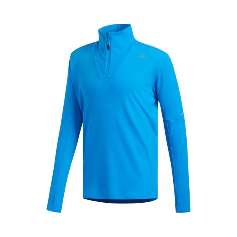 Adidas Adidas Sweatshirts Men's Blue Stand Collar Moderate
