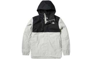 THE NORTH FACE Waterproof And Windproof Windbreaker Jacket Men's Light Gray