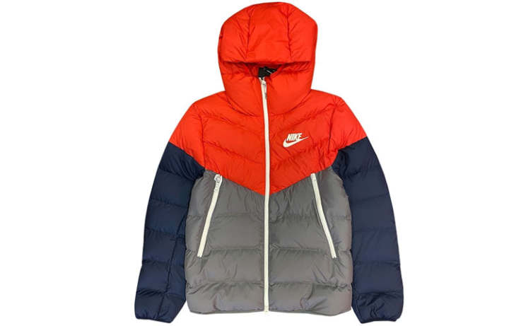 Nike Nike Down Jackets Men's Red Blue Multicolor Hooded Moderate Other