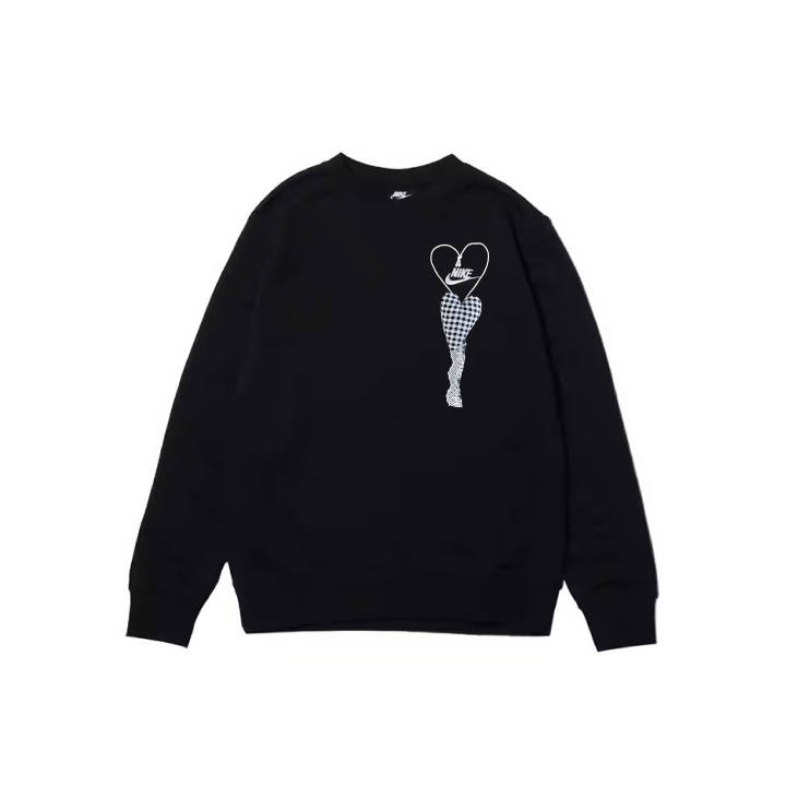Nike Nike Sweatshirts Men's Black Crew Neck Moderate Regular