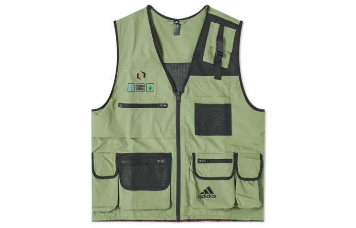 Adidas Adidas Vests Men's Collarless Moderate Workwear