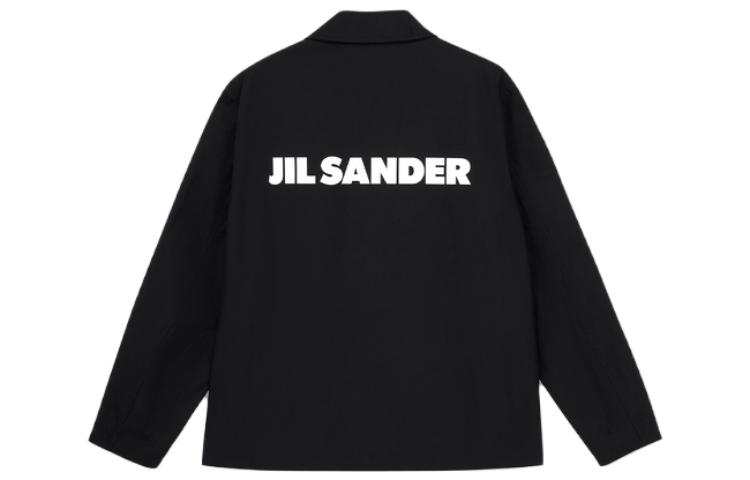 JIL SANDER JIL SANDER Logo Printed Long Sleeved Jacket