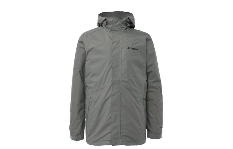 Columbia City Outdoor Collection Windbreaker Jackets Men's Dark Gray Hooded Moderate