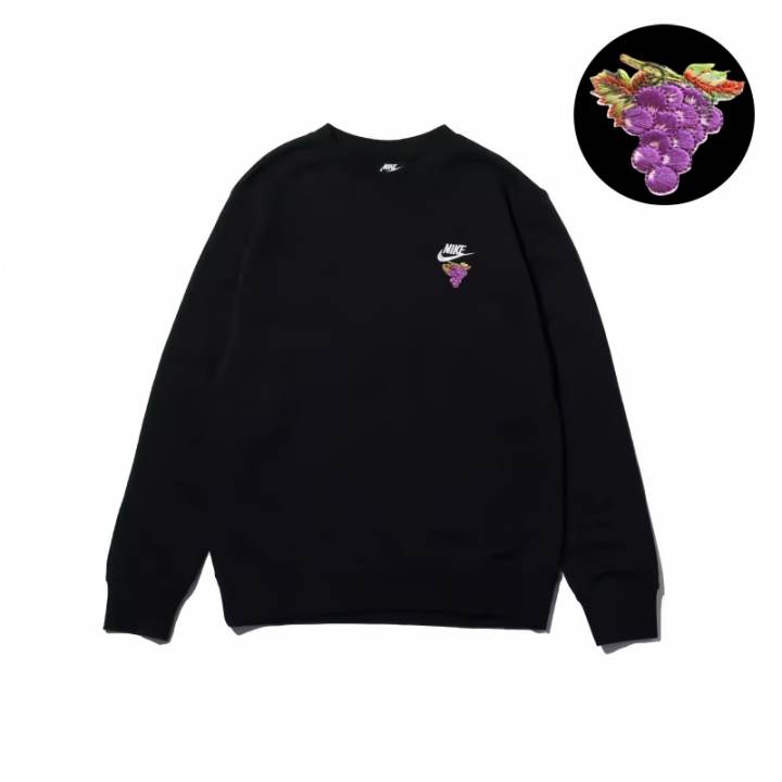 Nike Nike Sweatshirts Unisex Black Crew Neck Moderate Regular
