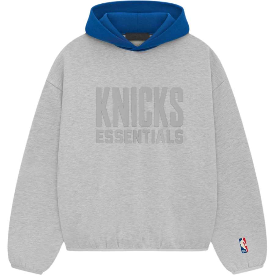 Fear Of God Essentials Knicks 'Light Heather/Blue' Hoodie