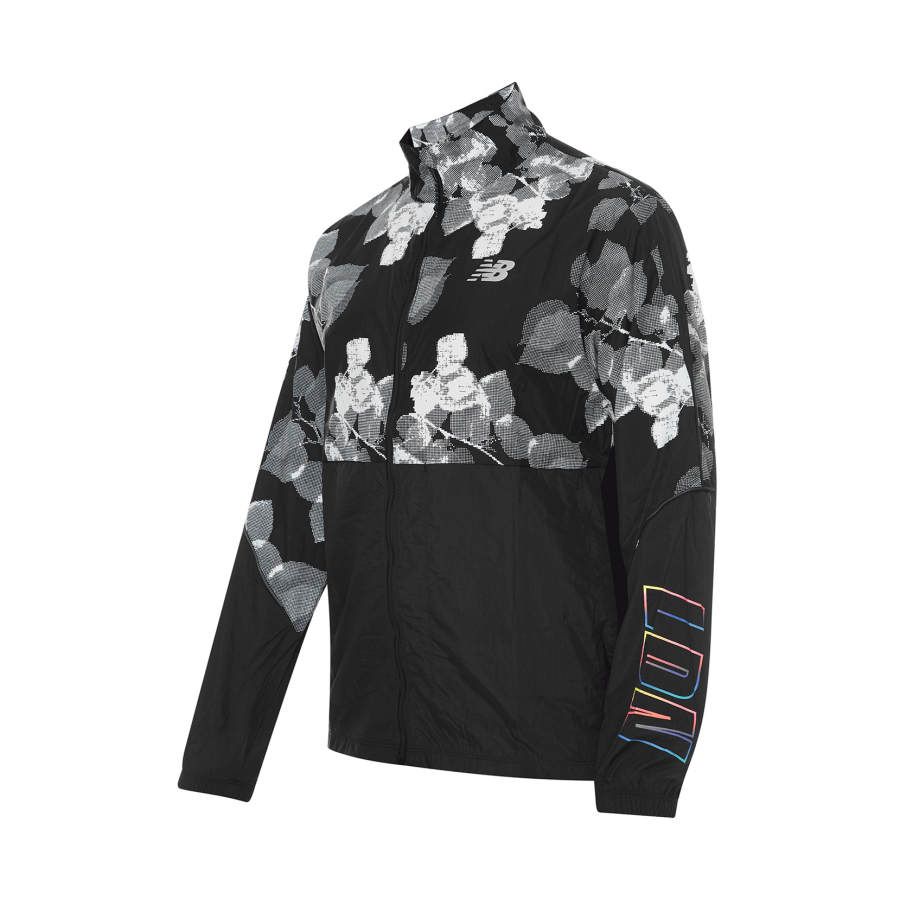New Balance New Balance London Edition Jackets Men's Black Stand Collar Moderate Other