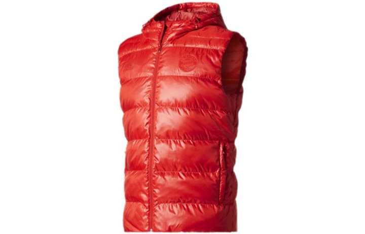 Adidas Adidas Vests Men's Red Hooded Non Detachable Moderate Other