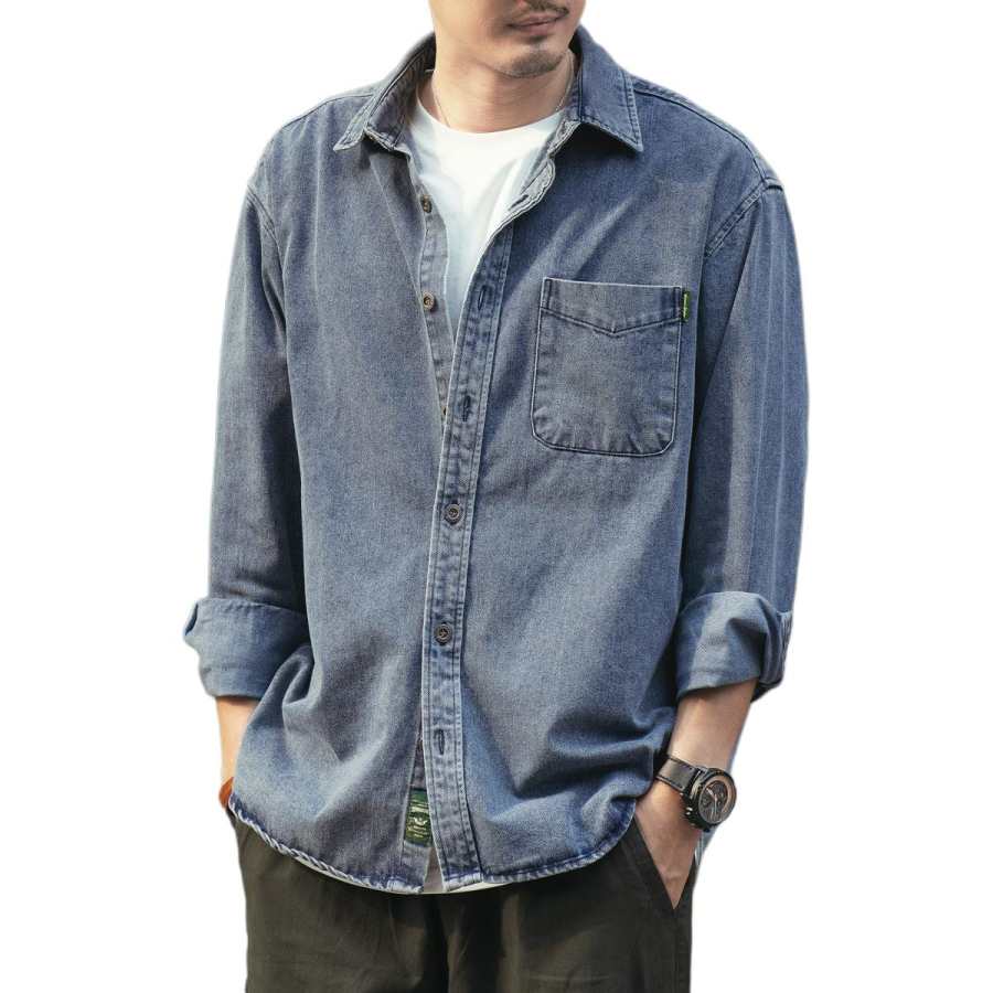 GELANLU Summer Shirt Loose Fit Unisex