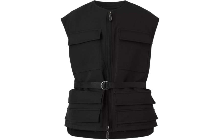 Burberry Burberry Zip Up Cargo Sleevless Vest