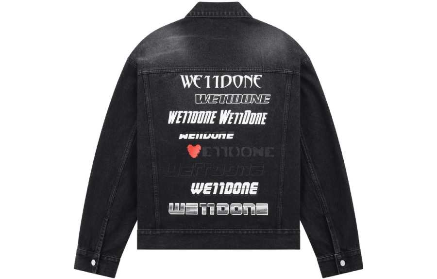 WE11DONE WE11DONE SS23 Denim Jacket Unisex Pitch Black