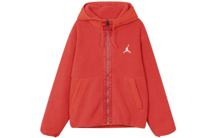 Jordan Jordan Jackets Men's Red Hooded Moderate Other
