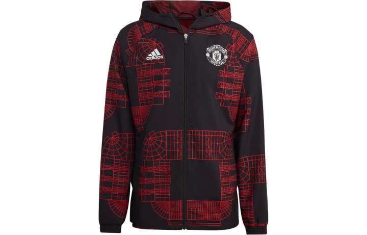 Adidas Adidas Manchester United Jackets Men's Black Hooded Moderate Other
