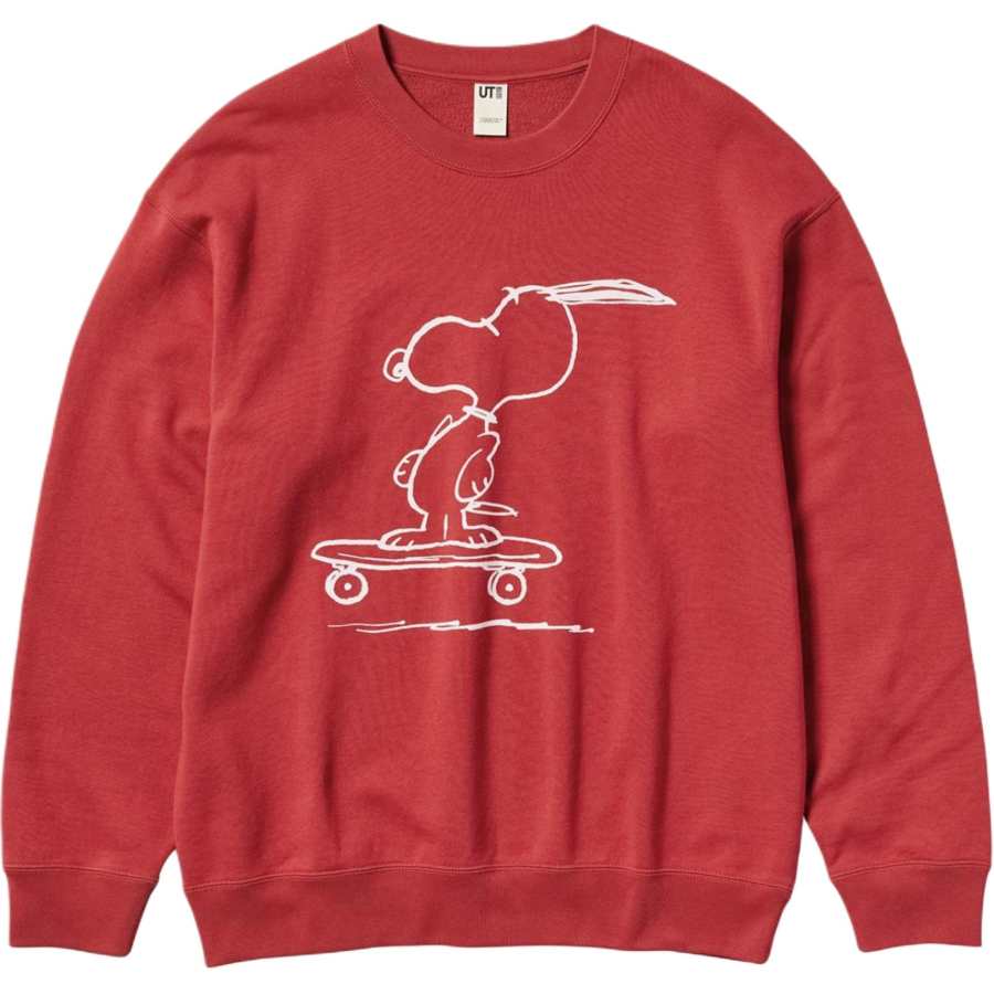 UNIQLO x PEANUTS UT Sweatshirt Unisex Red
