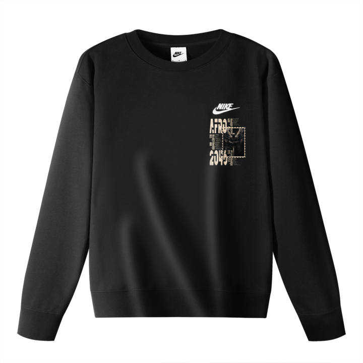 Nike Nike Sweatshirts Unisex Black Crew Neck Moderate Regular