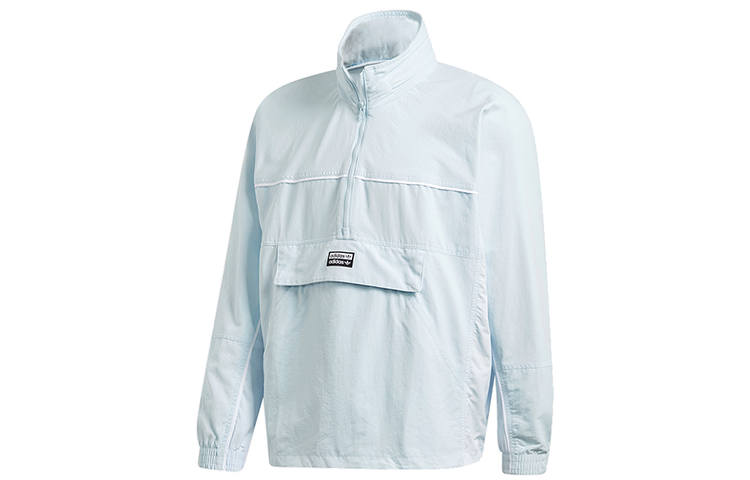 Adidas Originals R.Y.V Outdoor Hiking Breathable Windbreaker Jacket Men's Light Sky Blue