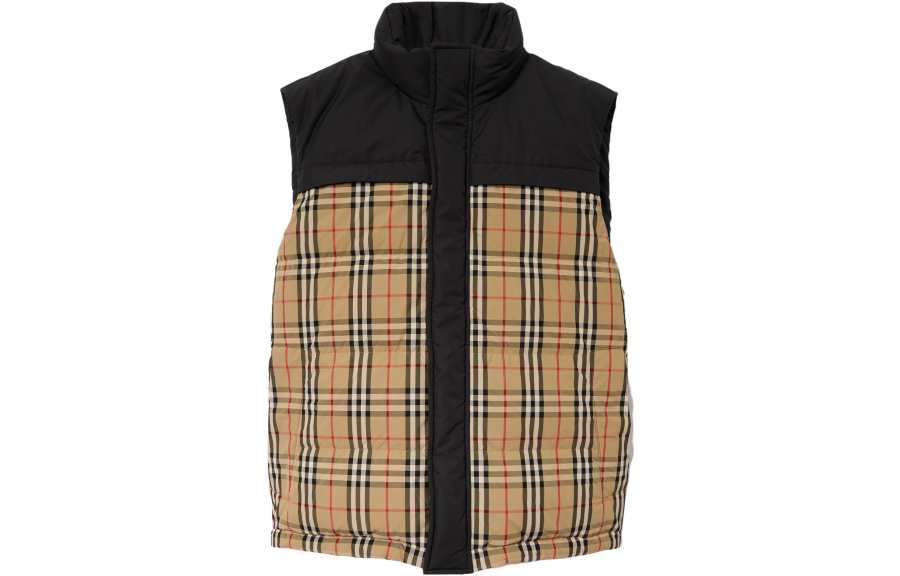 Burberry Burberry Check Panel Reversible Gilet
