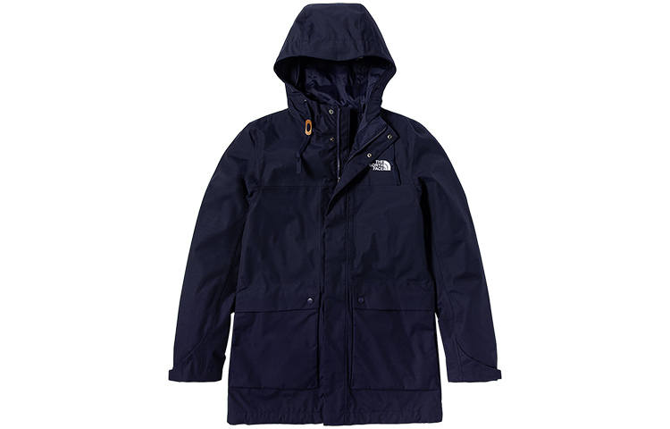 THE NORTH FACE Urban Exploration Windbreaker Jackets Men's Dark Blue Hooded Moderate
