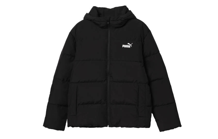 PUMA PUMA Down Jackets Men's Black Hooded Moderate Other