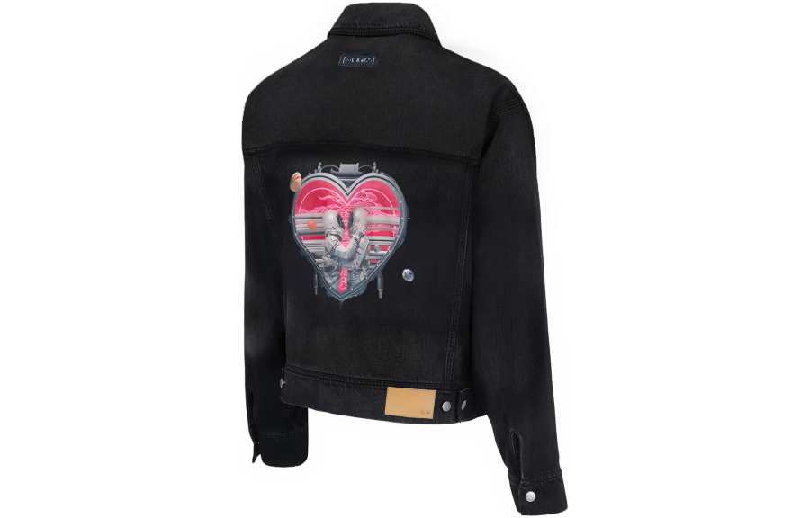 Li-Ning Li Ning Denim Jacket Unisex Black