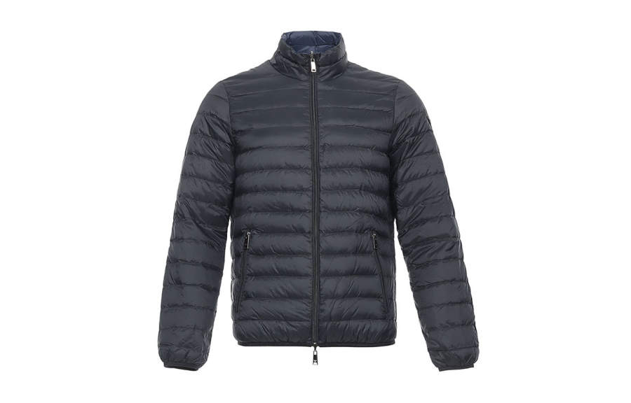EMPORIO ARMANI Down Jacket Men's Black Blue