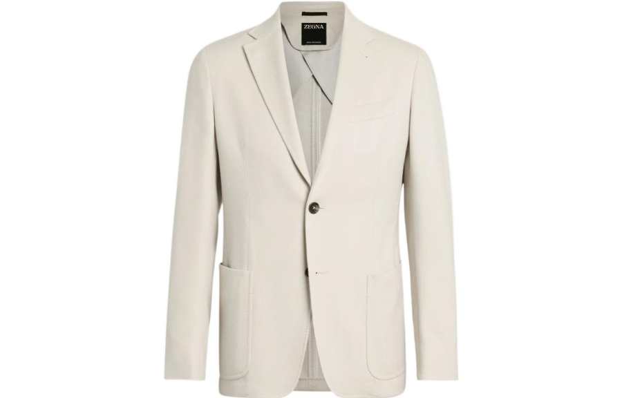 Ermenegildo Zegna Business Suit Coat Men's White