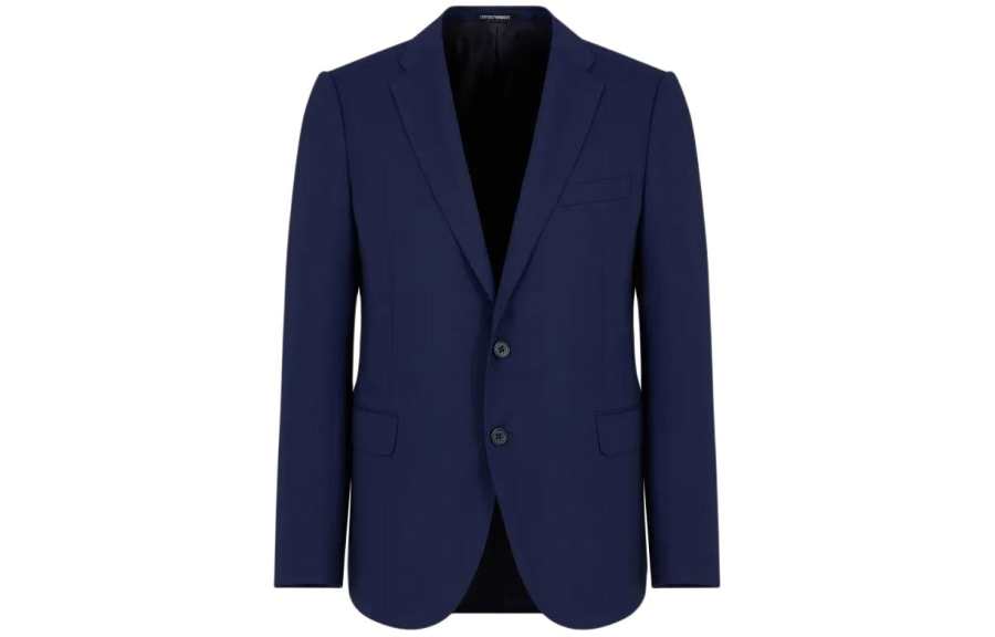 EMPORIO ARMANI Business Suit Coat Men's Blue