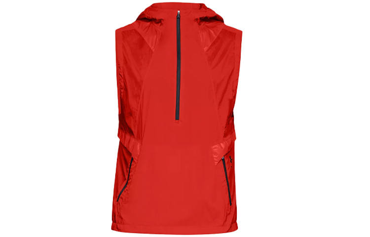 Under Armour Vests Men's Red Hooded Non Detachable Moderate Other