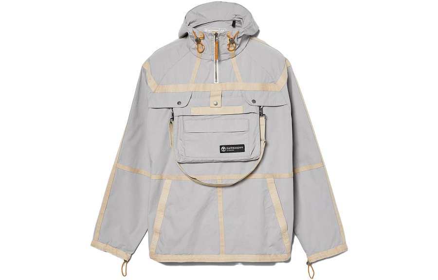 Timberland Jackets Unisex Gray Hooded Moderate Other