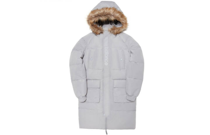 New Balance New Balance Down Jackets Men's Gray Hooded Moderate Other