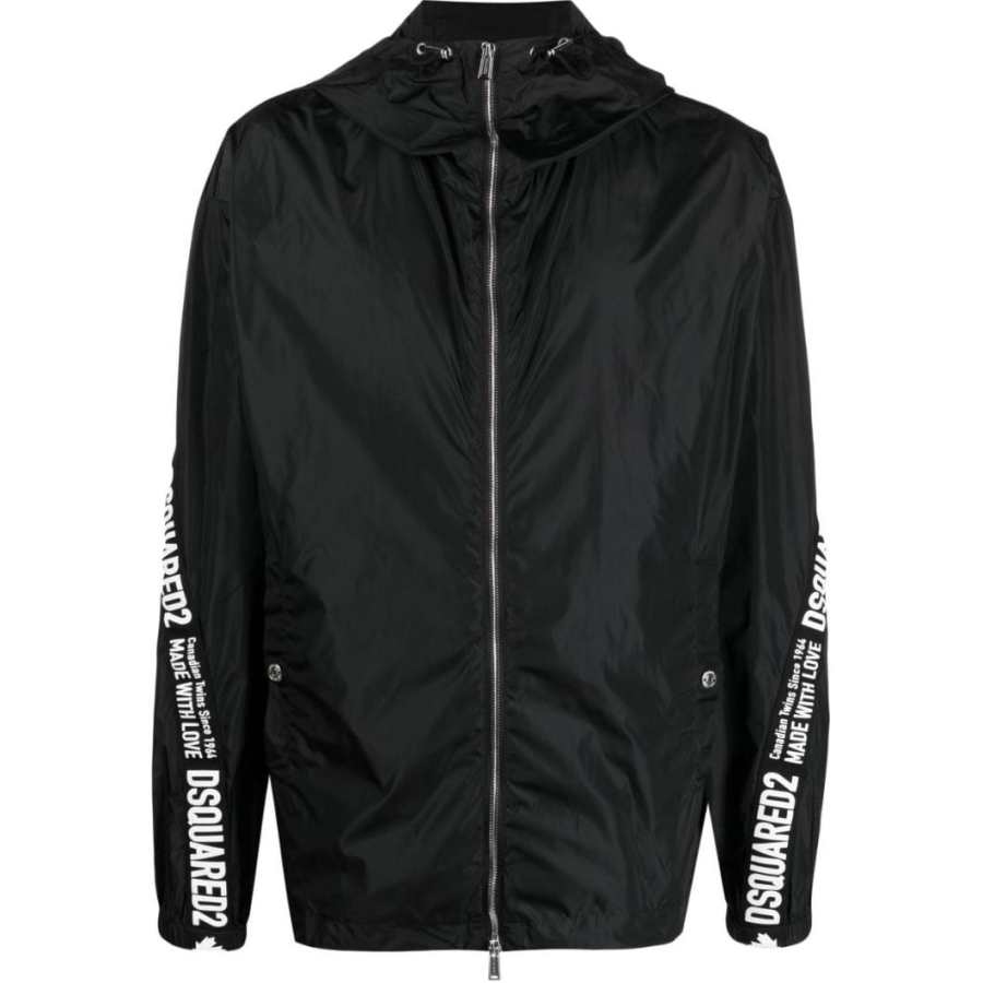 DSQUARED 2 Dsquared2 Zip Up Long Sleeved Windbreaker Jacket