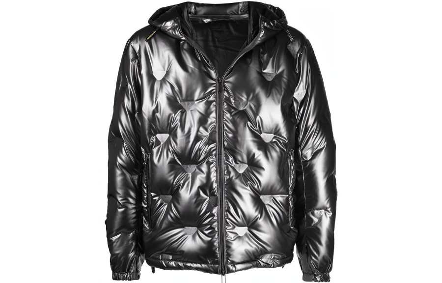 EMPORIO ARMANI Down Jacket Men's Silver