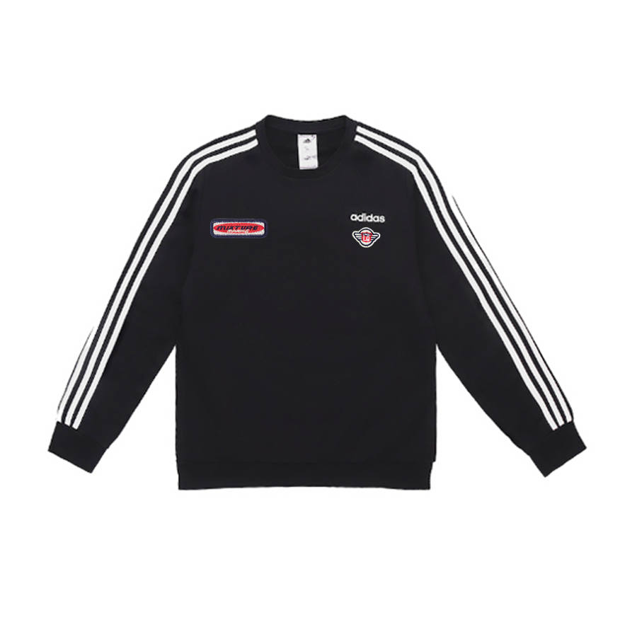 Adidas Adidas Sweatshirts Unisex Black Crew Neck Moderate Regular