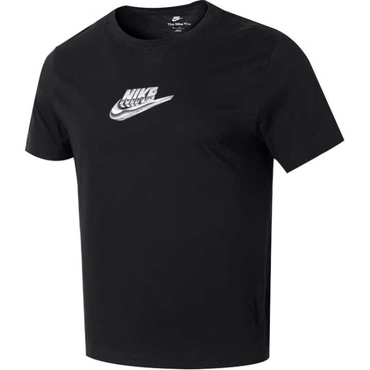 Nike Nike T Shirts Men's Black Crew Neck Moderate