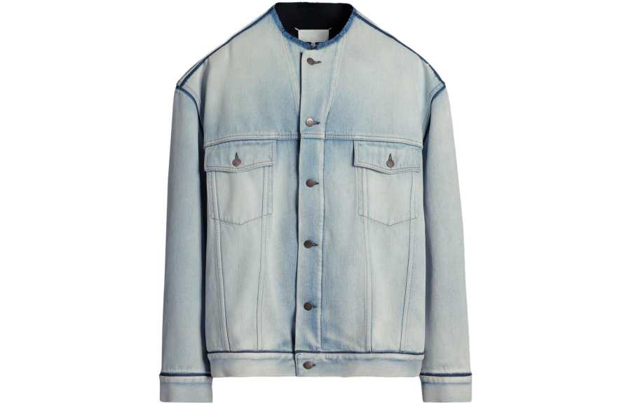 Maison Margiela four-stitch frayed denim jacket