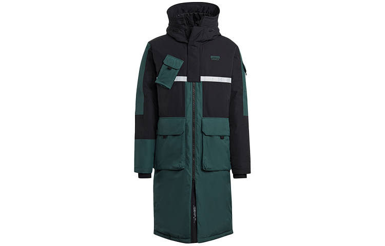Adidas Originals Official Authentic Clover Down Jacket Men's Green