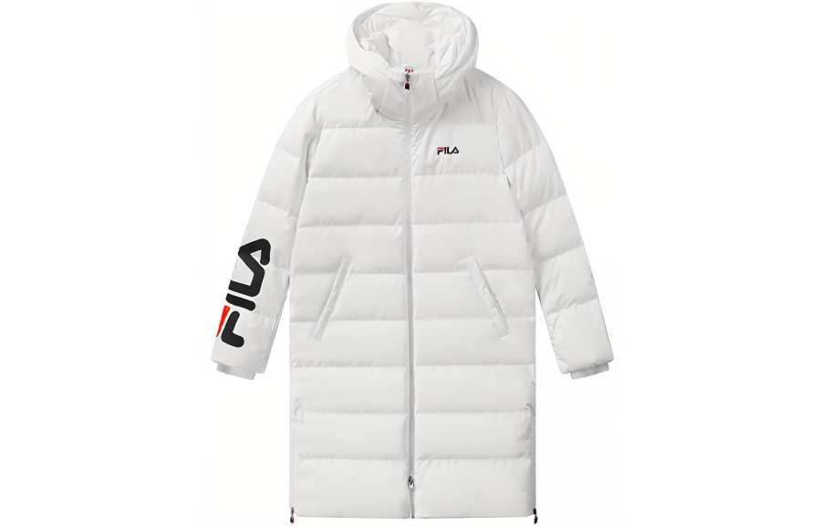 FILA Down Jacket Unisex Standard White