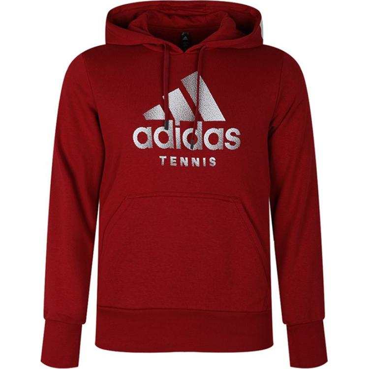 Adidas Adidas Tennis Cat Hoodie M Sweatshirt Men's Red