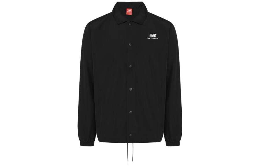 New Balance New Balance Jackets Men's Black Lapel Moderate Other
